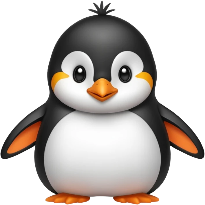cute magic penguin emoji