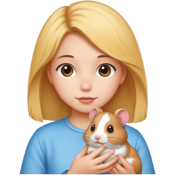 hamster ponpon girl  emoji