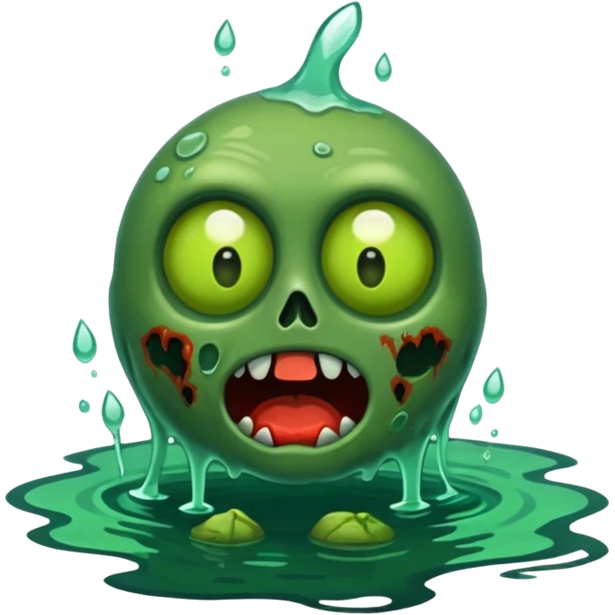 Zombie green ponda  emoji