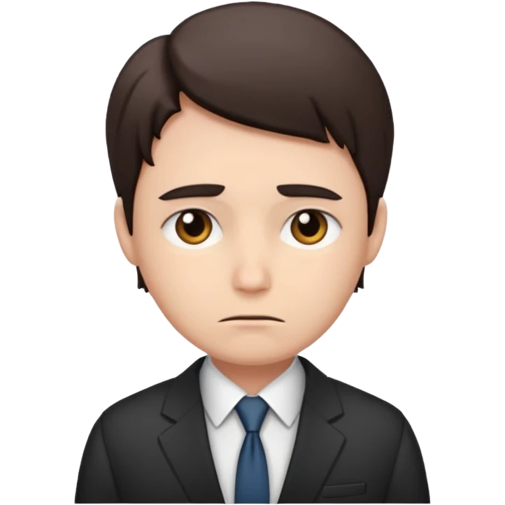 sad businese emoji