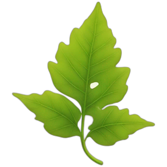 Leaf emoji