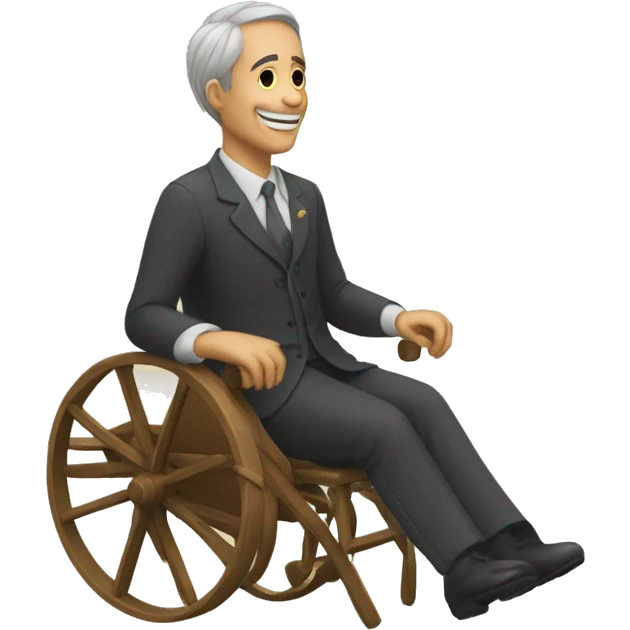 Dançarino em cadeira de rodas emoji