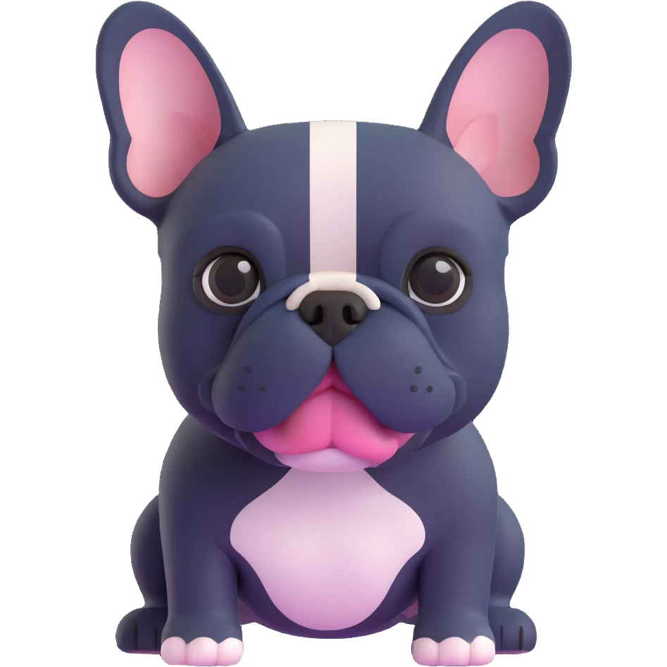 French bulldog emoji