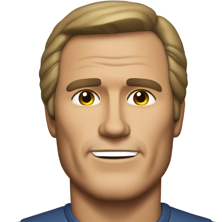 Close up real life picture of Lee Majors emoji
