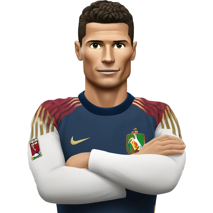 Napoléon serre la main a cristiano Ronaldo  emoji