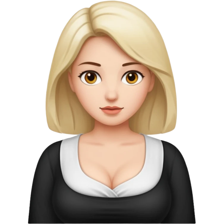 Naked women with boobs emoji