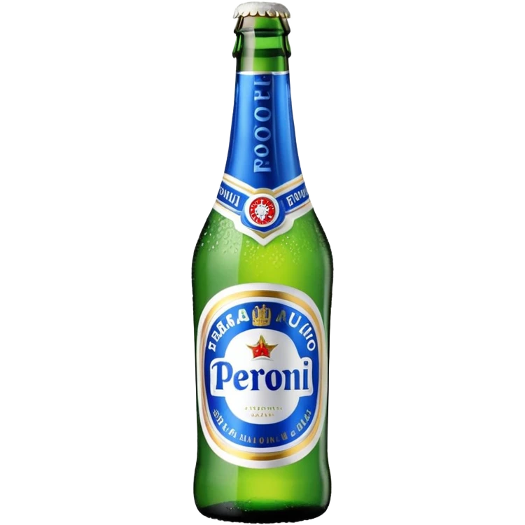 Birra Peroni Nastro azzurro piccola in bottiglia da 33 cl
 emoji