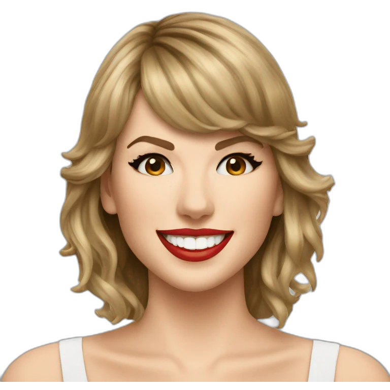 taylor swift smile emoji