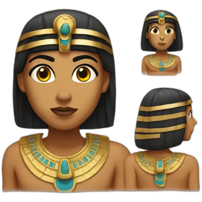 egyptian, questioning emoji