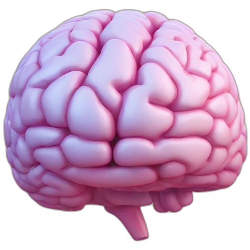 A 3D brain 🧠 modal  emoji