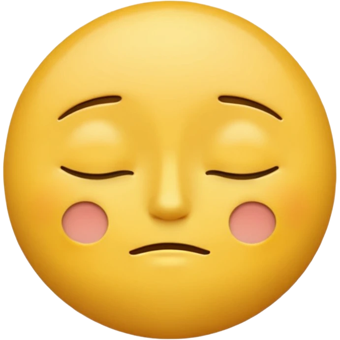 A sleepy emojie  emoji