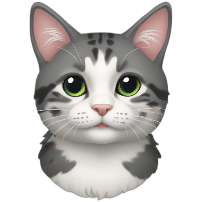 кошка грустная полосатая emoji