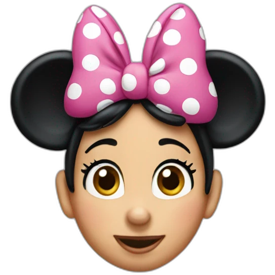 Minnie mouse emoji
