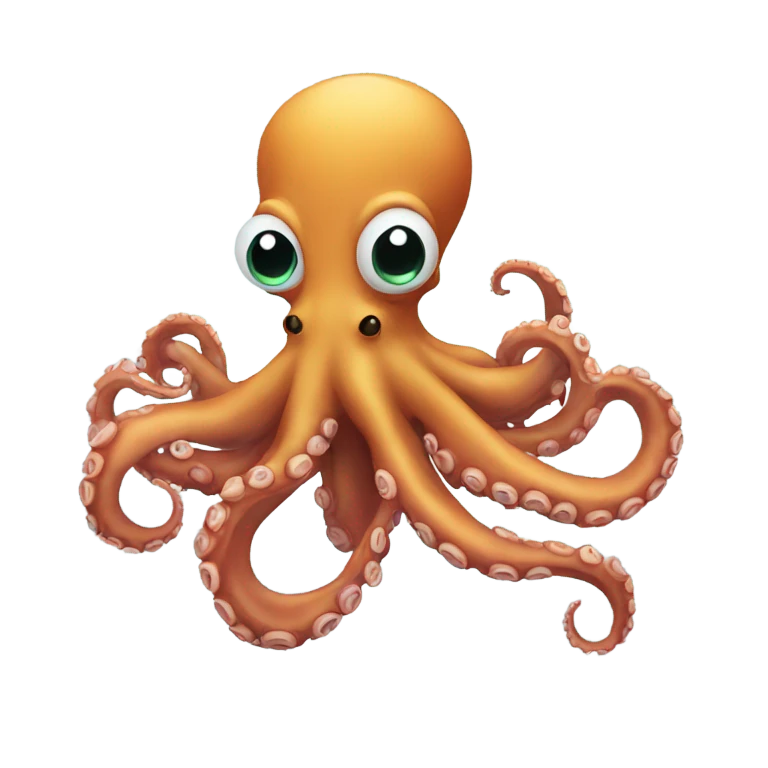 octopus with one arm emoji