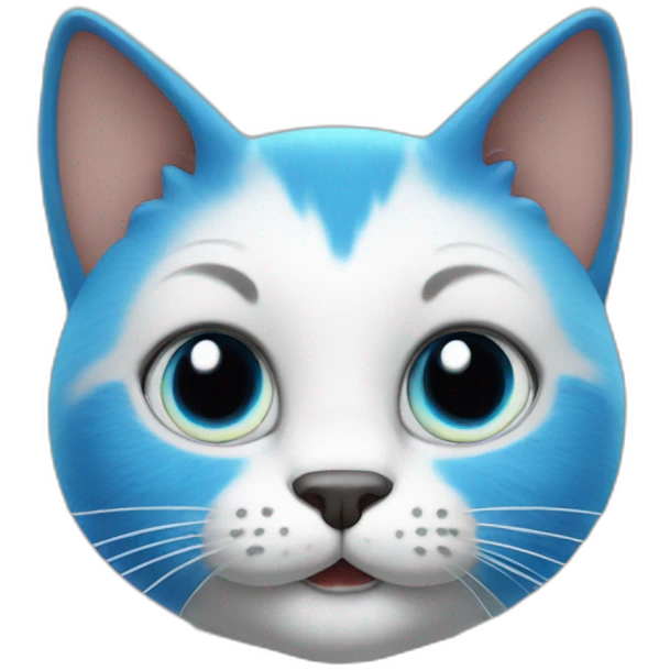 Smurf cat emoji