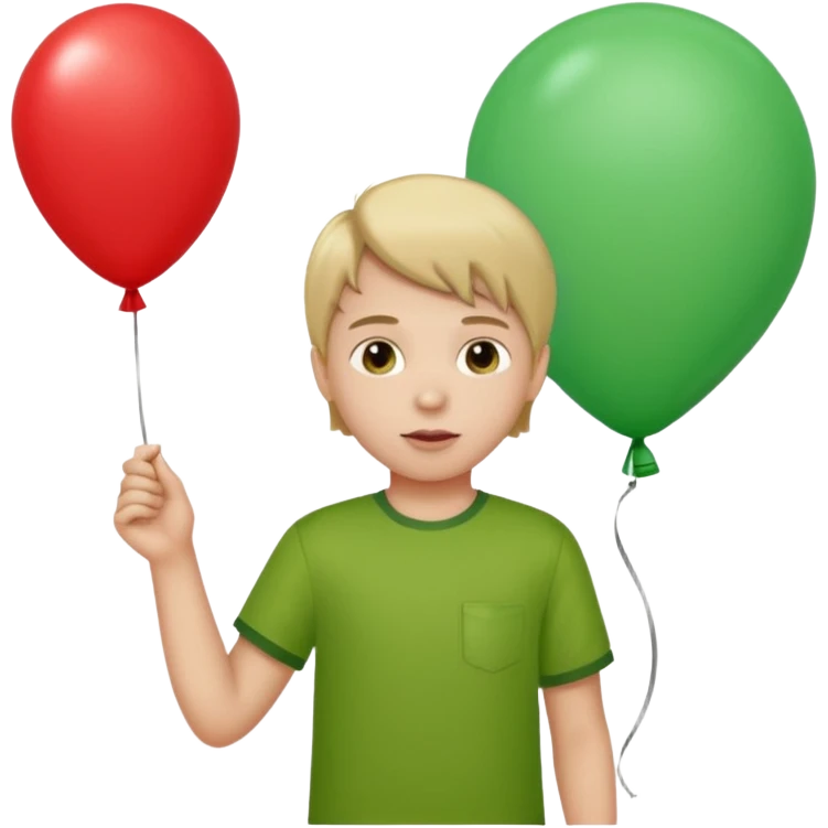Child + balloon, Park Visitor, with park. emoji
