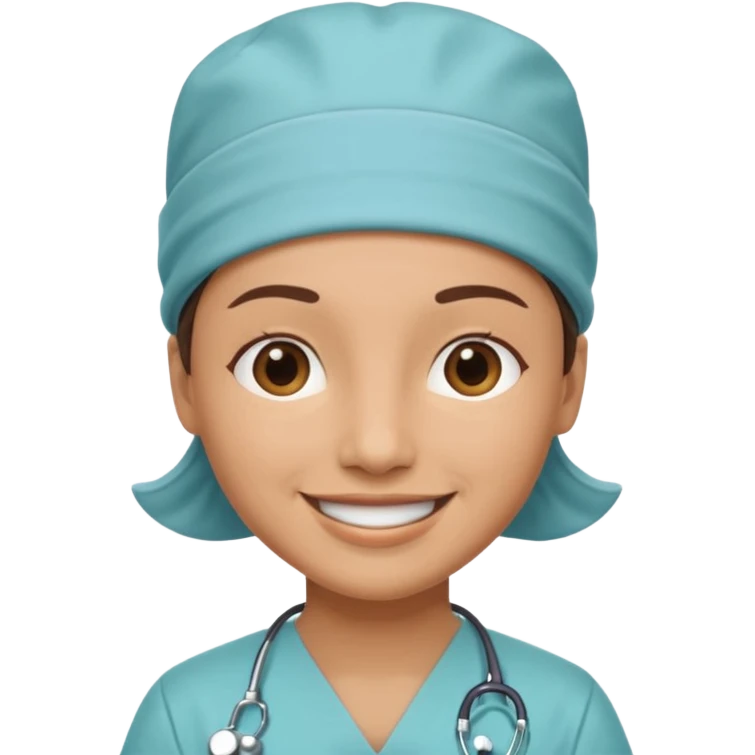 doctor with scrub hat emoji