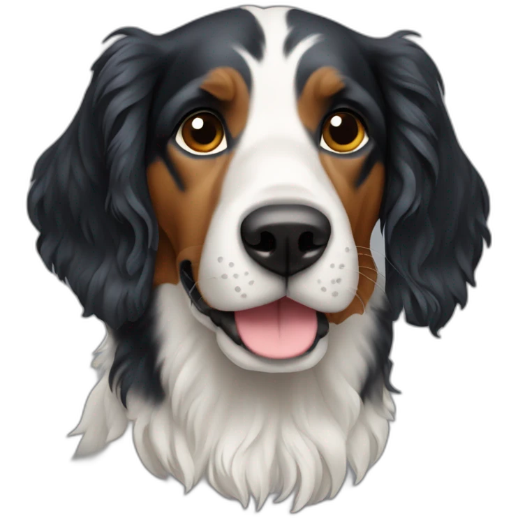 a dog setter anglais emoji