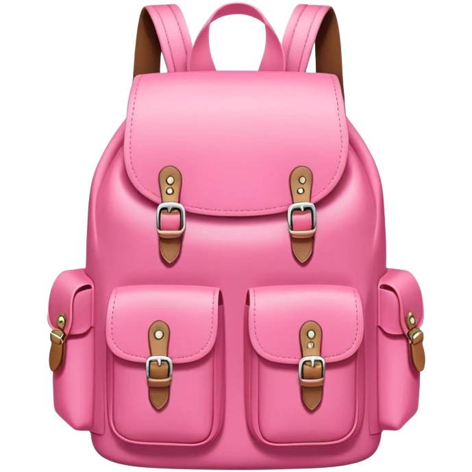 Girly backpack simple cute emoji