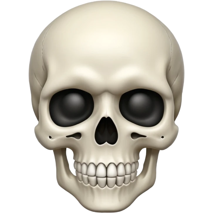 Create a skull ☠️ but without the crossbones emoji