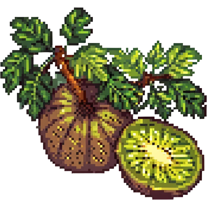 kiwi with leaves emoji