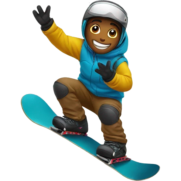 Snowboarding emoji