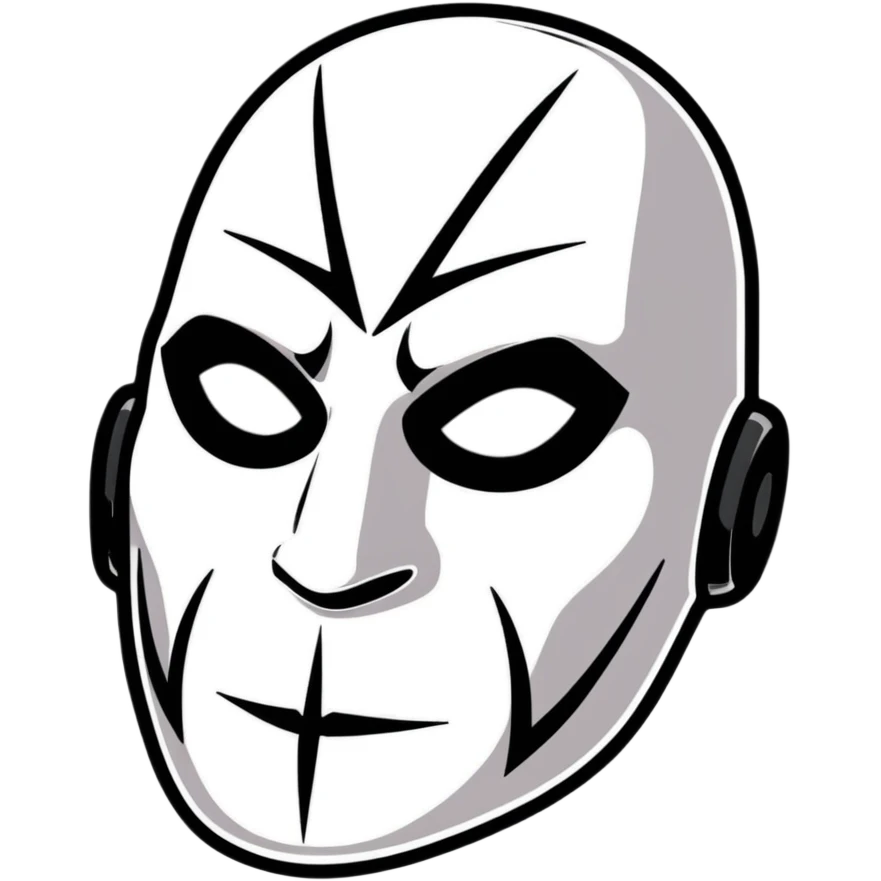 masked Kane WWE character emoji