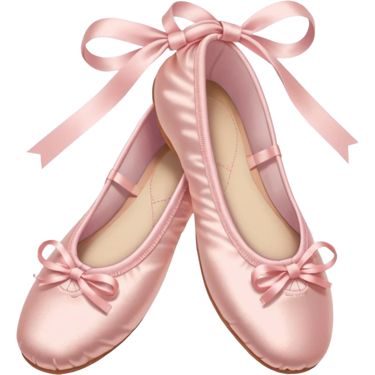 pastel pink ballet shoes emoji