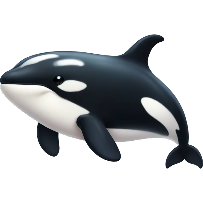 cute killer whale emoji