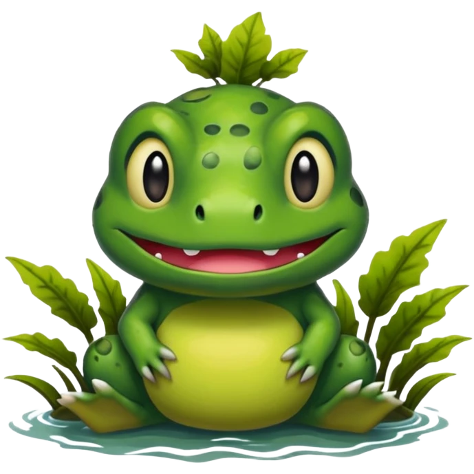 Swampy Gloomy Dark Dull Fakémon-Pokémon emoji