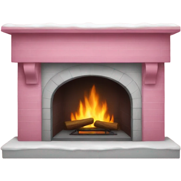 Winter Pink FirePlace emoji