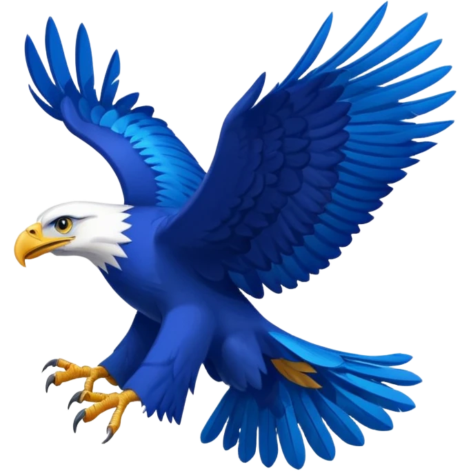 Blue eagle emoji