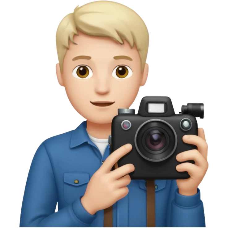 mann mit einer kamera emoji
