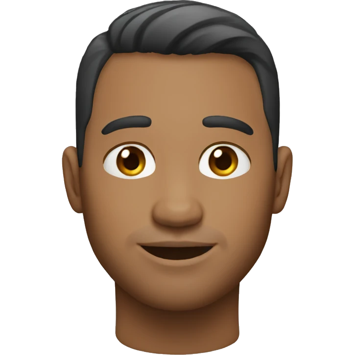 male 30 years old with no facial hair and short hair fade from new zealand emoji