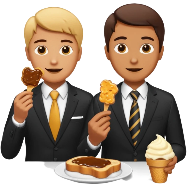 Vegemite on toast with elon musk with Taylor swift in the background eating ice crea emoji