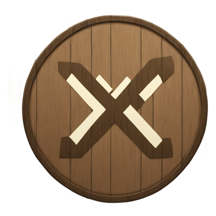 wooden traffic sign emoji