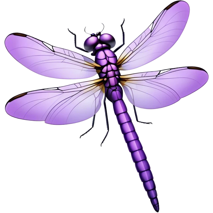 Purple dragonfly emoji