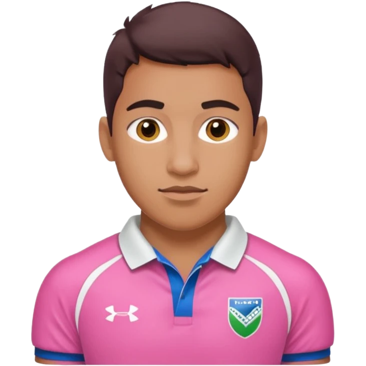 Rugby Fashion pink emoji