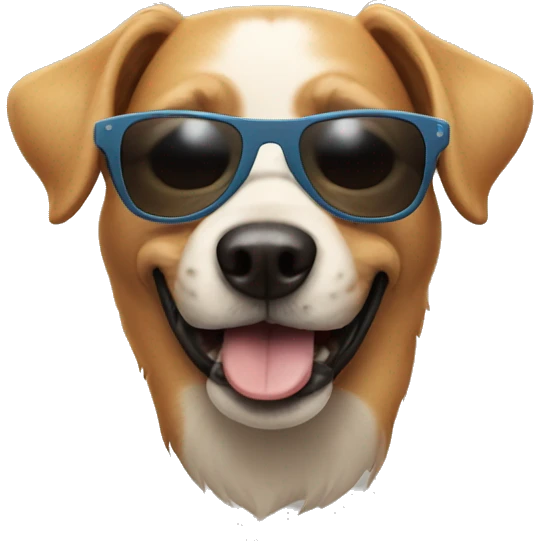 dog with sunglasses  emoji