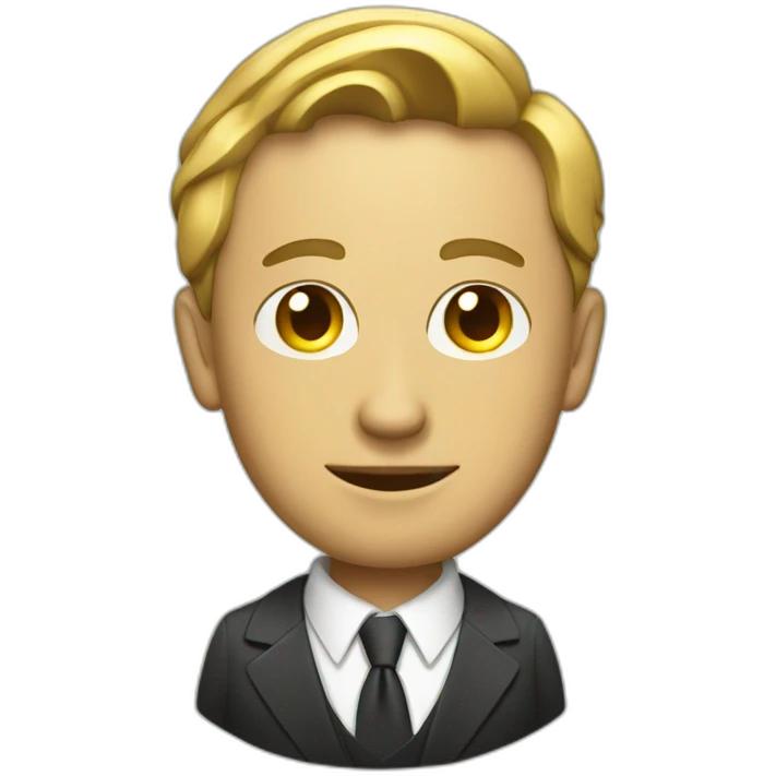 suited man with money emoji