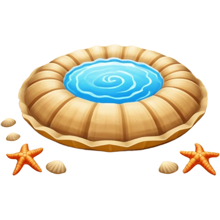 playa paisaje sin que sea un cuadro y que el cielo azul y la arena esten recortada emoji