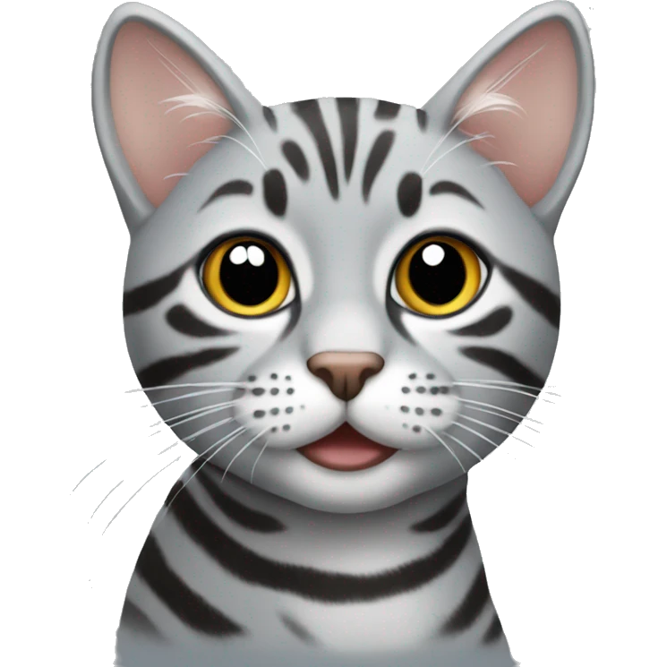 Silver tabby emoji