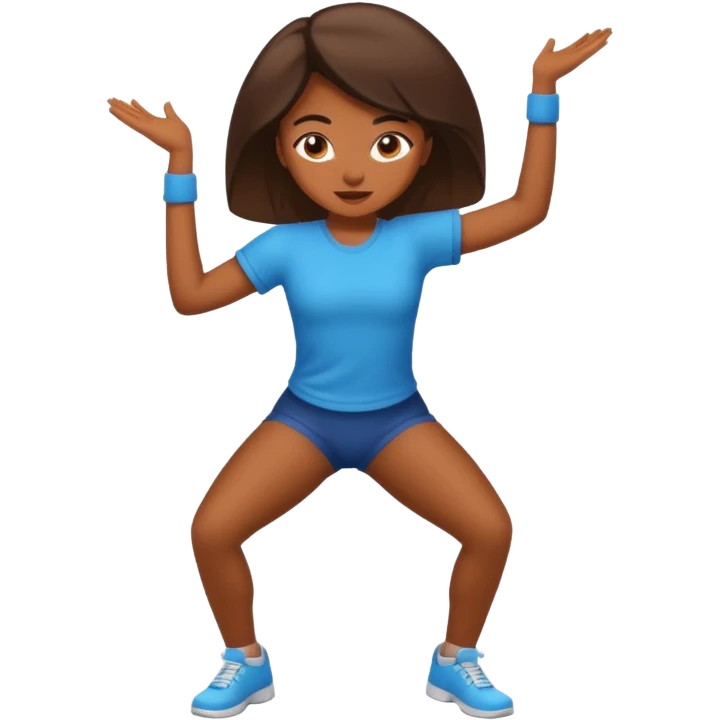 Twerk atan kız emoji