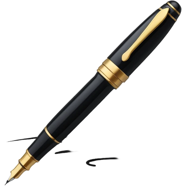 John Hancock Signature with pen emoji