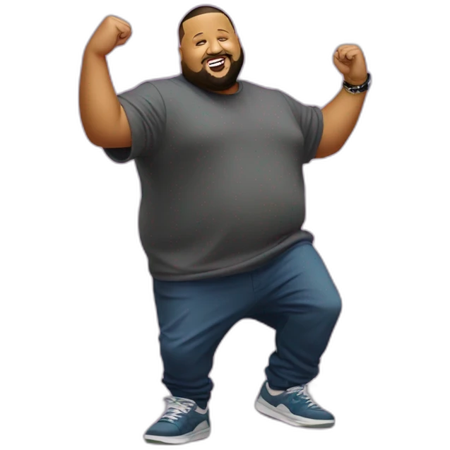 fat dj khaled dancing emoji