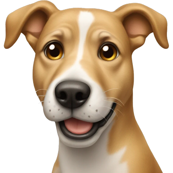 Dog picking nose emoji