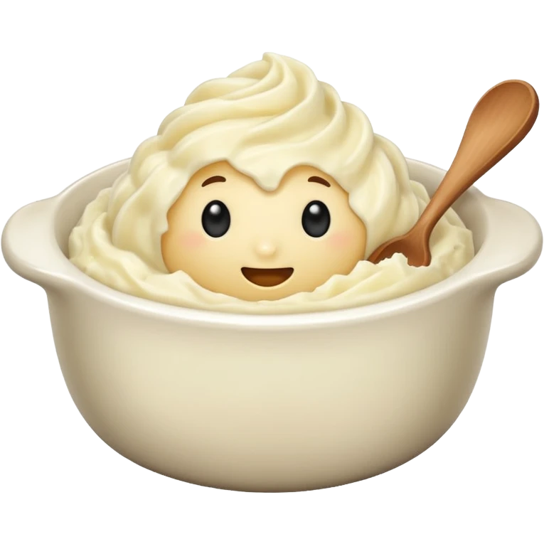 Mashed potatoes emoji