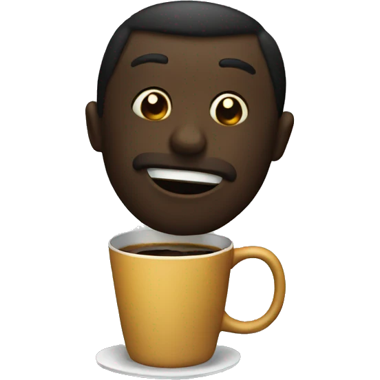 Black coffee emoji