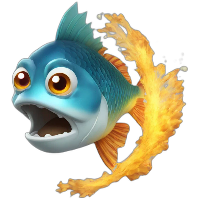 Explosive Fish emoji
