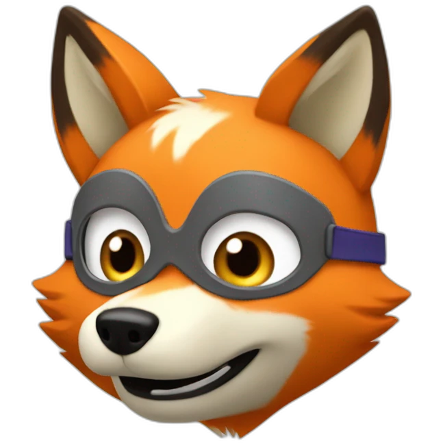 masked Fox in Dora the explorer emoji